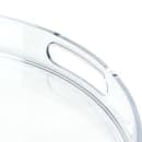 Libbey 92393 14" Round Serving Tray w/ Cut-Out Handles, Plastic thumbnail 4
