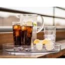 Libbey 92393 14" Round Serving Tray w/ Cut-Out Handles, Plastic thumbnail 5