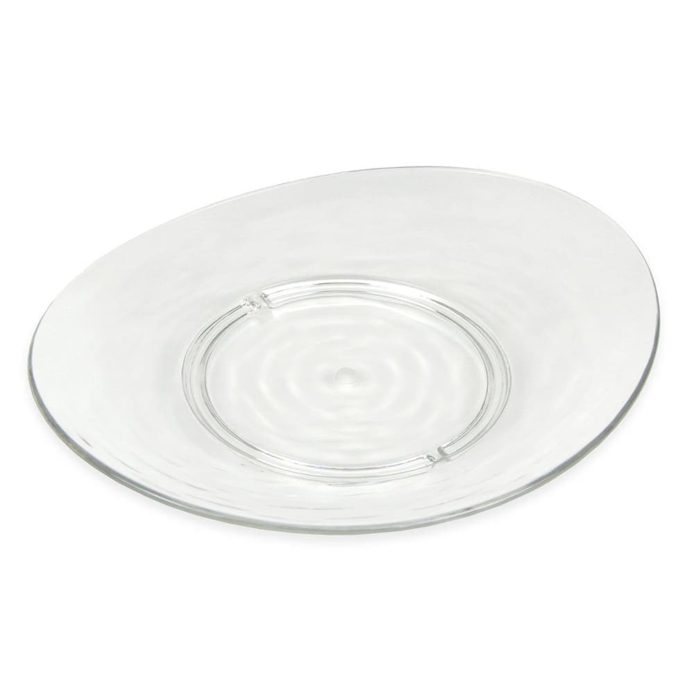 Libbey 92398 Oval Snack Plate, 8" x 6 7/8" x 1", Plastic