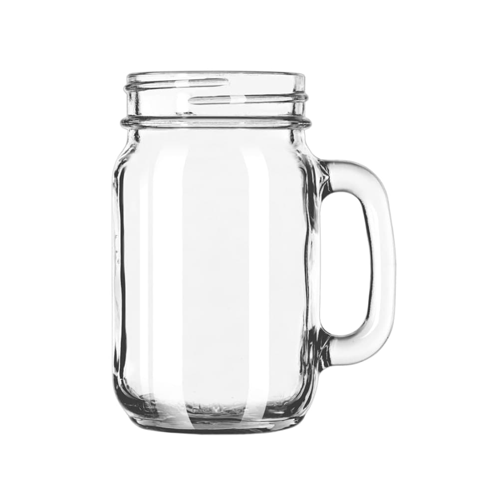 Libbey 97084 16 1/2 oz County Fair Plain Panel Drinking Jar