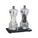 Libbey APS00971 Rectangular Display Tray w/ (2) Compartments - 6" x 3 1/4", Slate thumbnail 3