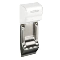 Excel Dryer 89S Wall Guard for Xlerator Hand Dryers - 31 3/4" x 15 3/4", Brushed Stainless Steel thumbnail 2