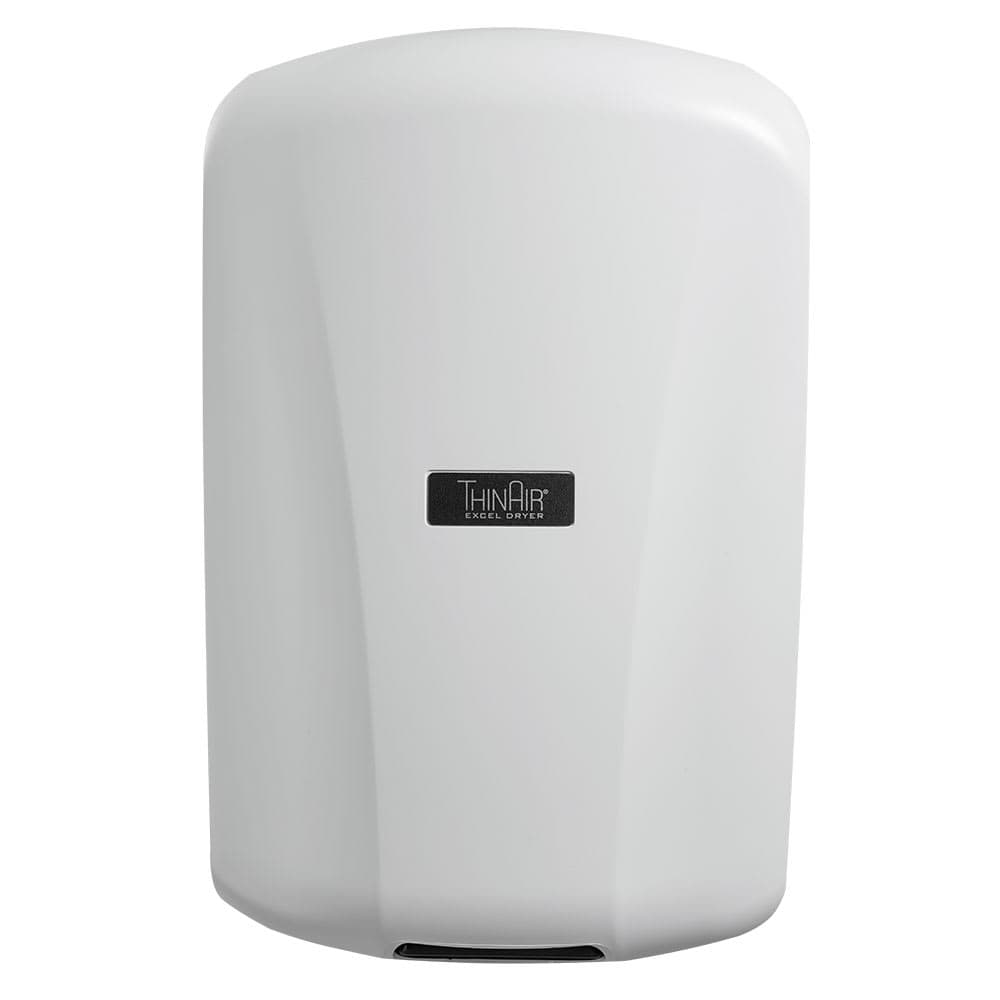 Excel Dryer TA-ABS Automatic Hand Dryer w/ 14 Second Dry Time - White, 110 120v