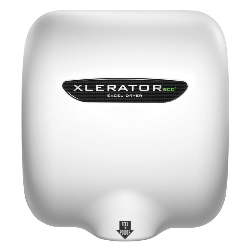 Excel Dryer XL-BW-ECO-1.1N Automatic Hand Dryer w/ Noise Reduction & 10 Second Dry Time - White, 110 120v