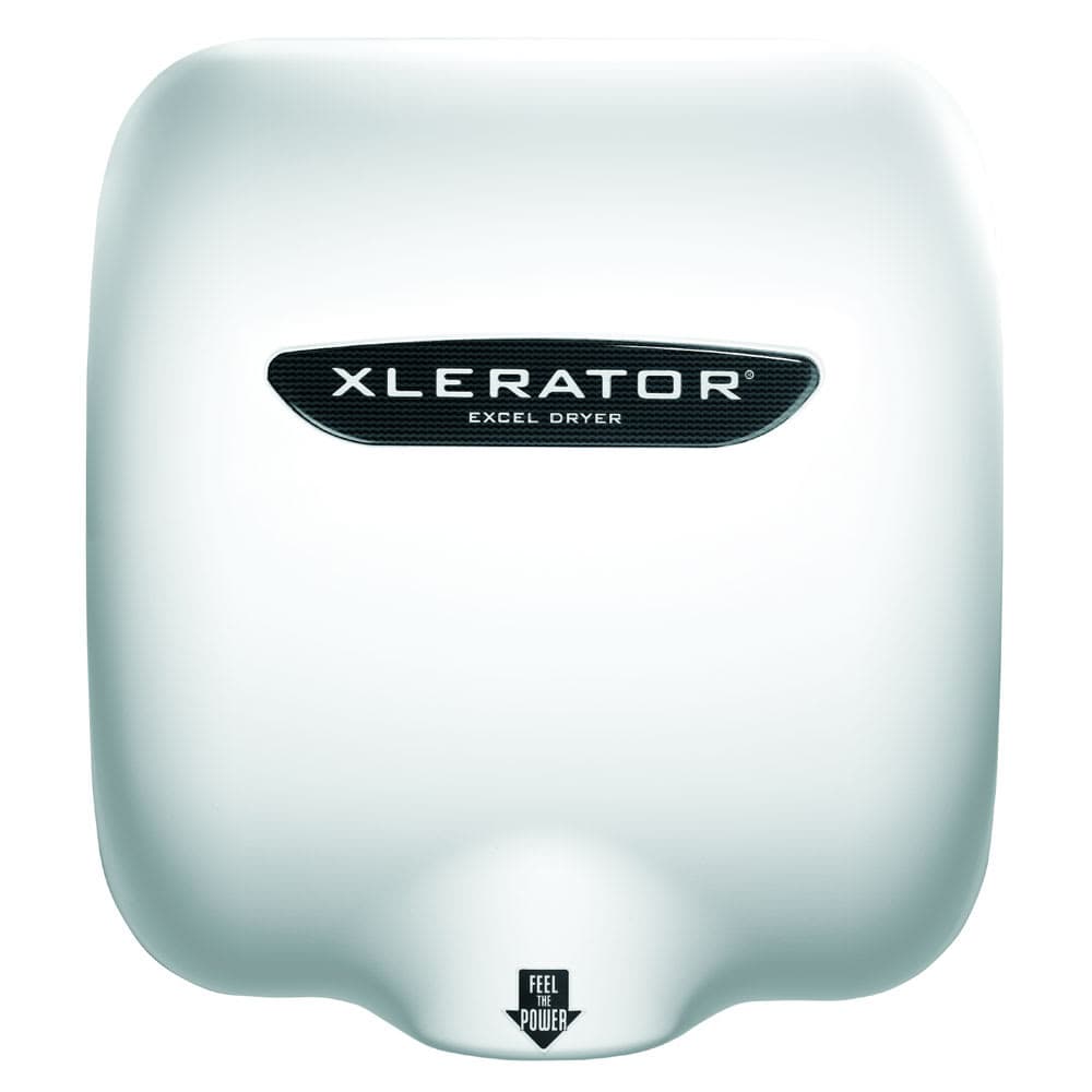 Excel Dryer XL-W Automatic Hand Dryer w/ 8 Second Dry Time - White, 110 120v