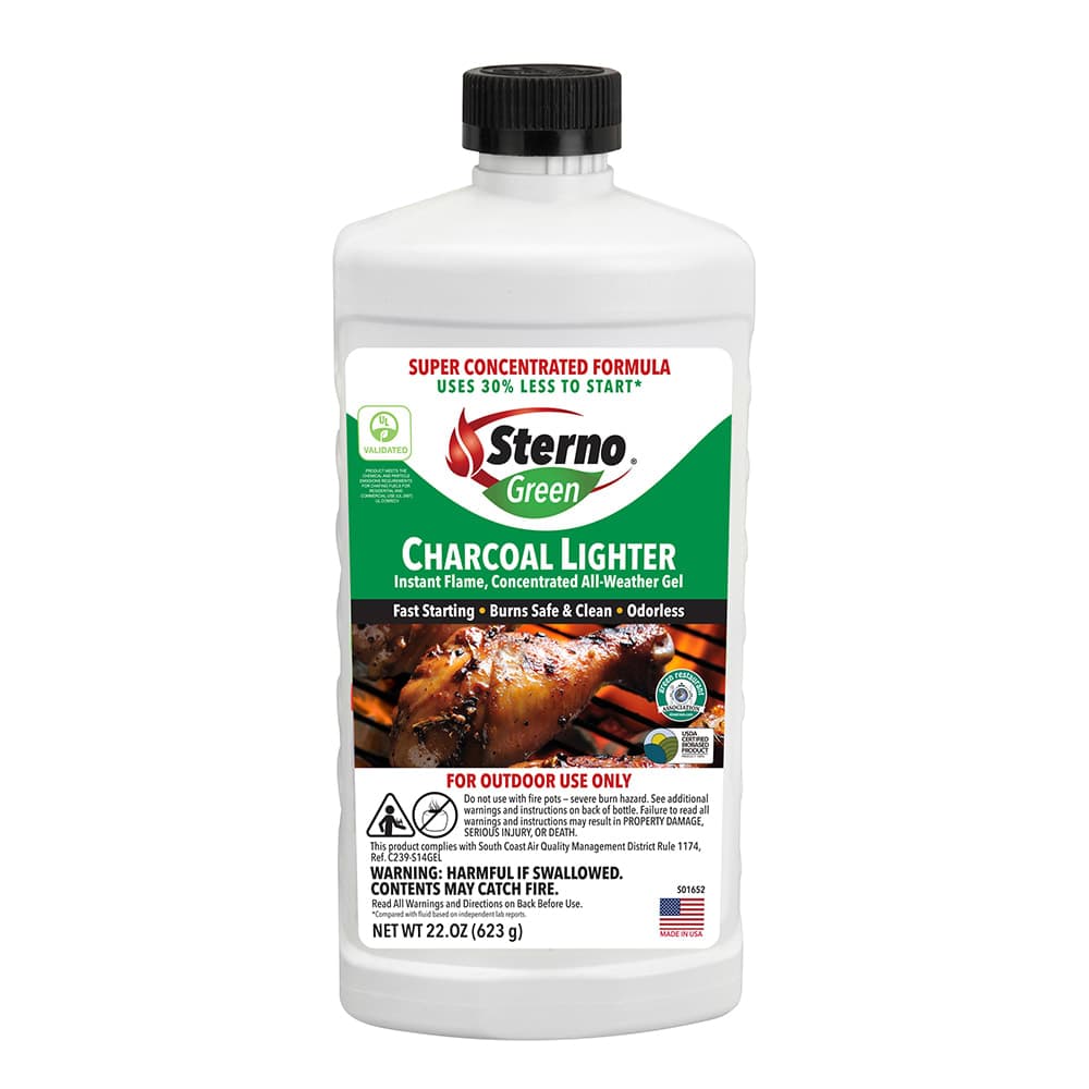 Sterno 22 oz Concentrated Charcoal Lighter Gel, Odorless (20336)