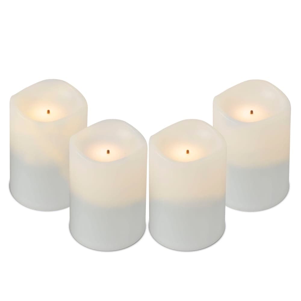 Sterno Rechargeable LED Flameless Votive Candle, Warm White Flame (60326)