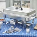 Sterno 8 qt Chafer w/ Lift Off Lid & Chafing Fuel Heat (70153) thumbnail 5