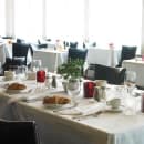 Sterno Kelly Candle Lamp - 2 7/8"L x 2 7/8"W x 4"H, Glass, Red (80148) thumbnail 2