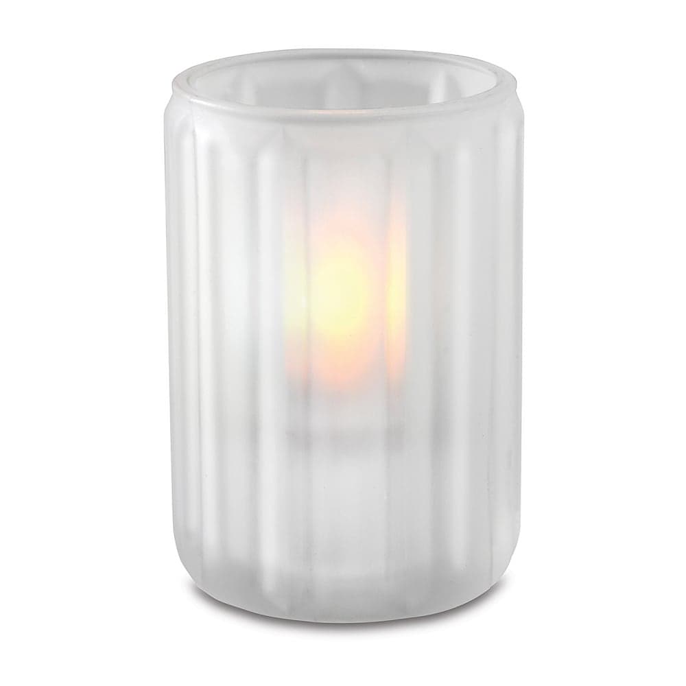 Sterno Paragon Mini Candle Lamp - 2 5/8"D x 4"H, Glass, Frost (80182)
