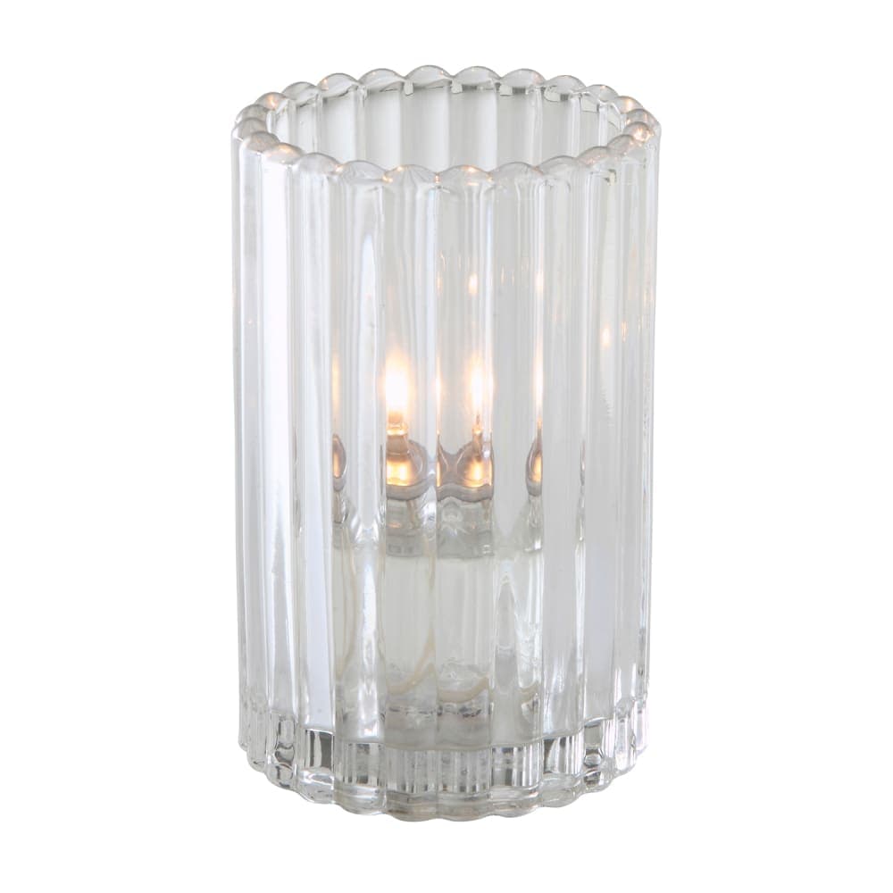 Sterno Paragon Candle Lamp - 3 1/8"D x 5"H, Glass, Clear (80214)