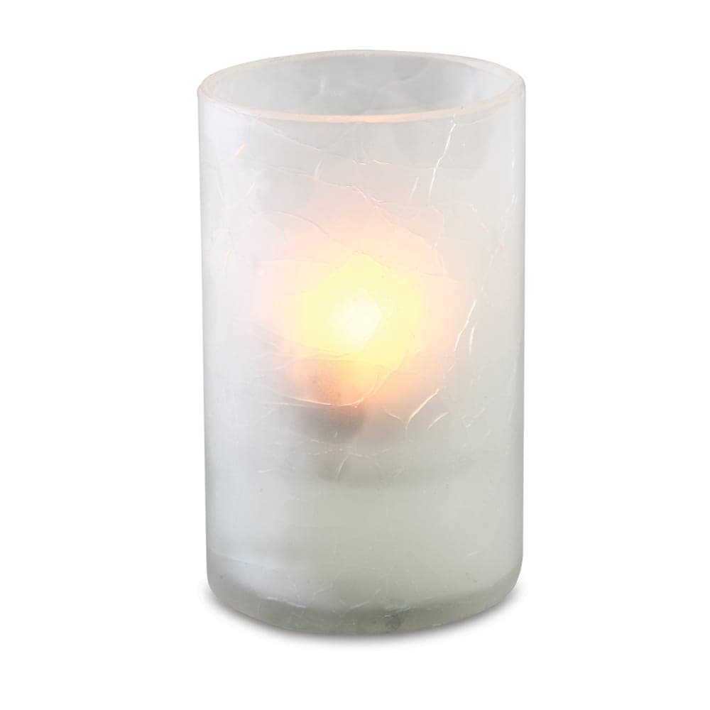 Sterno Grace Votive Candle Lamp - 2 1/4"D x 3 1/2"H, Glass, Frost (80278)
