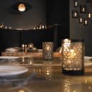 Sterno Gatsby Candle Lamp - 2 1/2"D x 4"H, Resin/Plastic, Clear (80290) thumbnail 2