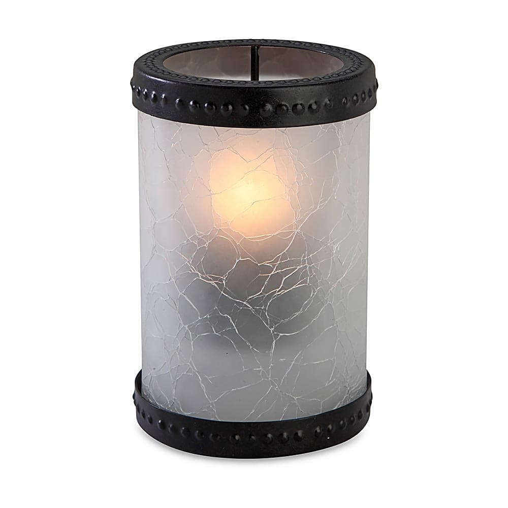 Sterno Vogue Candle Lamp - 3 1/8"D x 5"H, Glass, Frost/Bronze (80302)