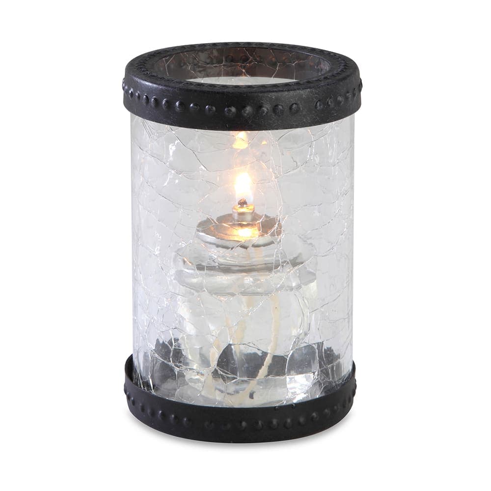 Sterno Madison Candle Lamp - 3 1/8"D x 5"H, Glass, Clear/Bronze (80304)