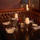 Sterno La Rue Candle Lamp - 3 11/32"D x 10 1/2"H, Marlowe White/Polished Brass Base (80416) thumbnail 2