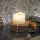 Sterno Allure No-Mess Candle™ Hurricane - 5 1/2"D x 6"H, Glass, Clear (80511) thumbnail 2