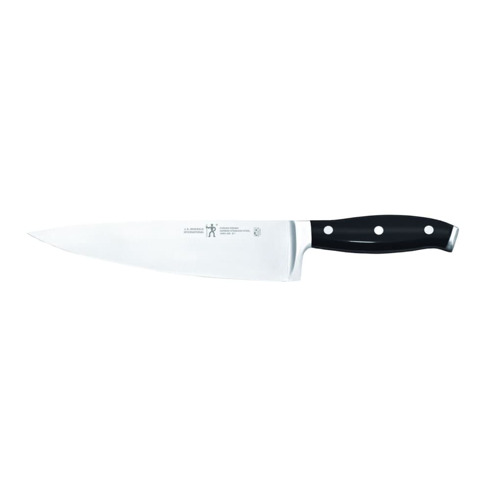 Henckels 8" Chef's Knife w/ Black Plastic Handle, Stainless Steel (1014000)