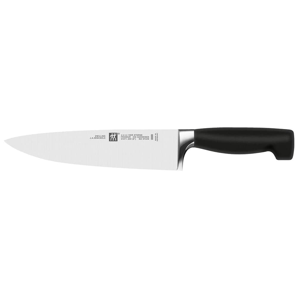 Henckels 8" Chef's Knife w/ Black Polypropylene Handle, High Carbon Steel (1001568)