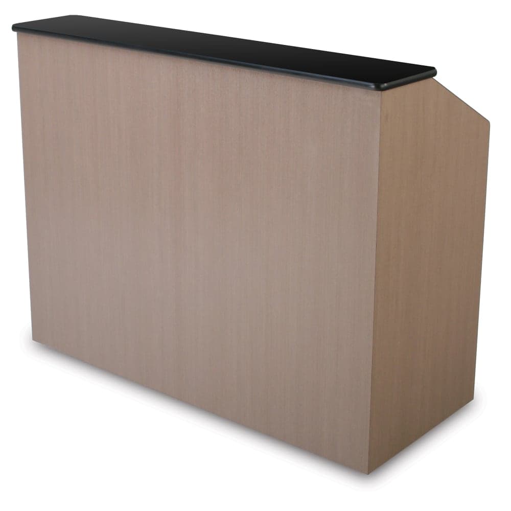 Forbes Industries Mobile Bar w/ (1) Sink & (2) Speed Rails - 62"L x 26"W x 48 1/2"H, Laminate (4847-5)