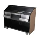 Forbes Industries Mobile Bar w/ (1) Sink & (2) Speed Rails - 62"L x 26"W x 48 1/2"H, Laminate (4847-5) thumbnail 2