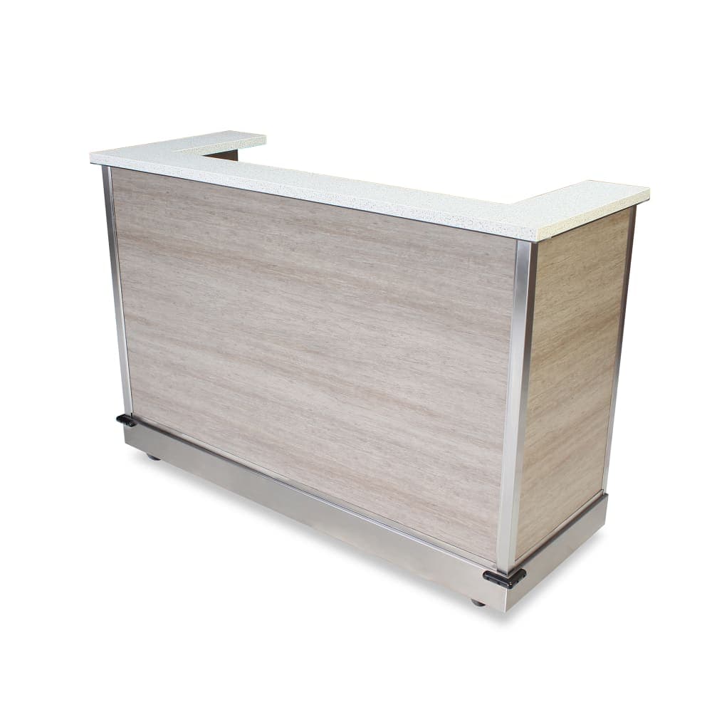 Forbes Industries 72" Portable Bar w/ Trend Countertop - 31 1/2"D x 48 1/4"H (4866-6-TREND)