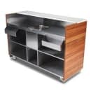Forbes Industries 72 3/4" Portable Bar w/ Hardwood Exterior & Avonite Countertop - 27"D x 48"H (4869-6) thumbnail 2