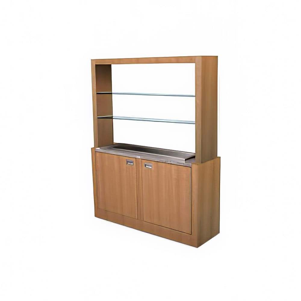 Forbes Industries 60" Wood Veneer Cabinet & Trend Countertop - 18"D x 78"H (5808-TREND)