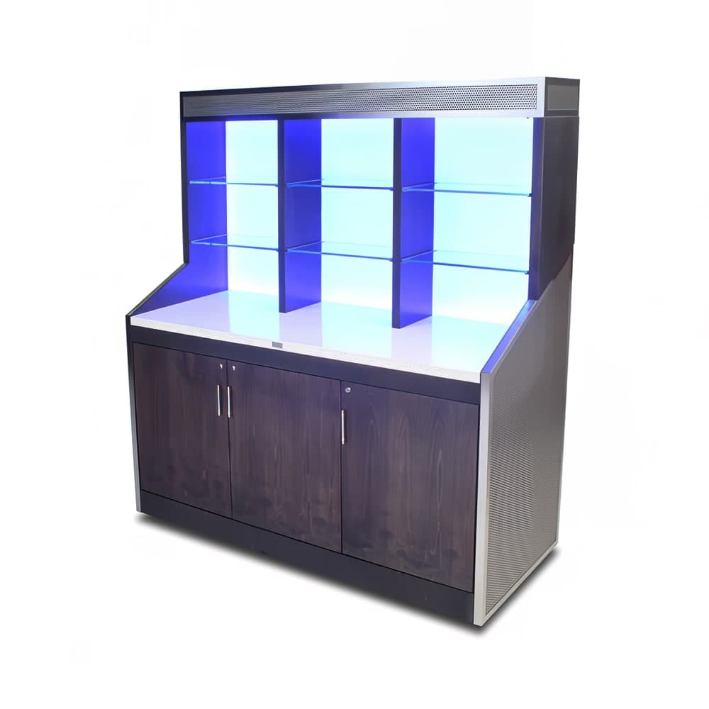 Forbes Industries 70" Wood Veneer Cabinet & Avonite Countertop - 27"D x 77 1/2"H (5874)