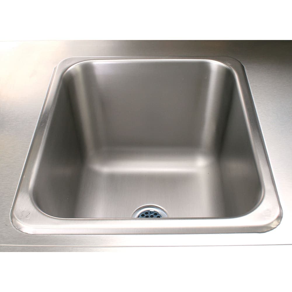 Forbes Industries Insulated Sink w/ Drain for Mobile Bar - Stainless Steel (6131)