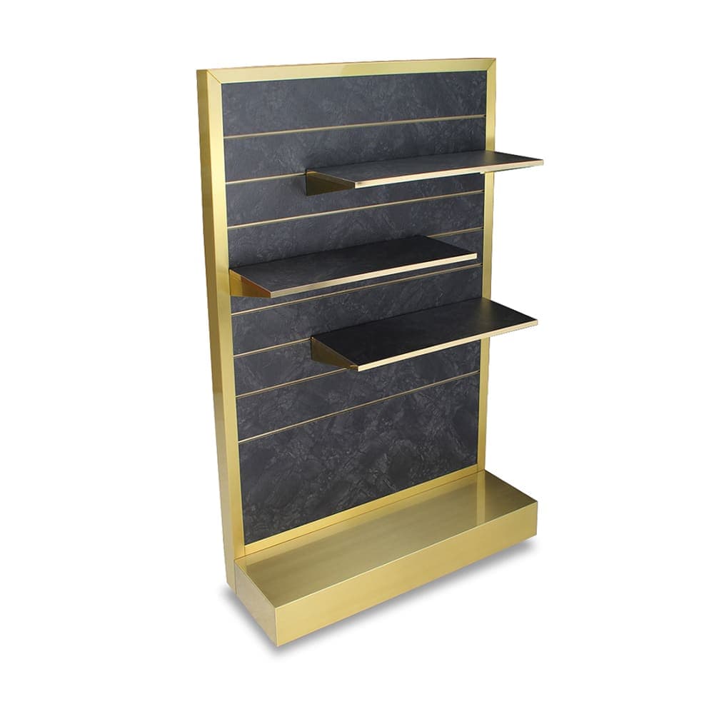 Forbes Industries Mobile Display Tower w/ (3) Laminate Shelves & Steel Frame - 48"L x 20"W x 78"H (6560)