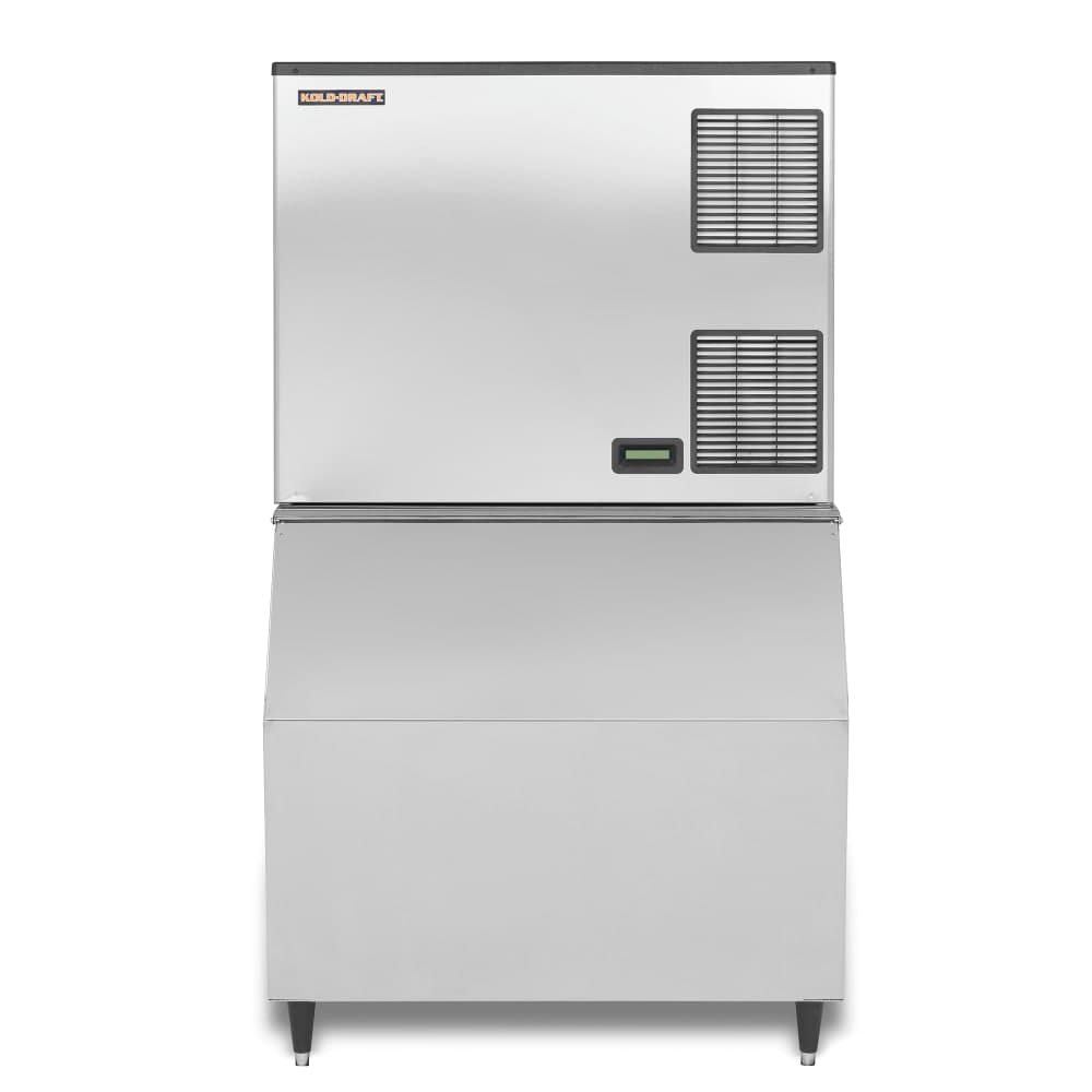 Kold-Draft GBX1064AC/KDB650 1075 lb Full Cube Ice Machine w/ Bin - 660 lb Storage, Air Cooled, 208-230v