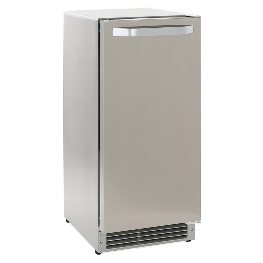 Maxx Ice MIM25CO 14 3/5"W Crescent Cube Undercounter Ice Machine - 25 lbs/day, Air Cooled