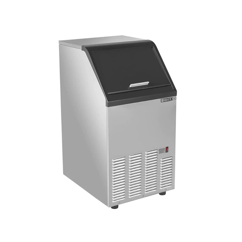 Maxx Ice MIM85H 16 7/10"W Half Cube Undercounter Ice Machine - 88 lbs/day, Air Cooled, Gravity Drain, 120v