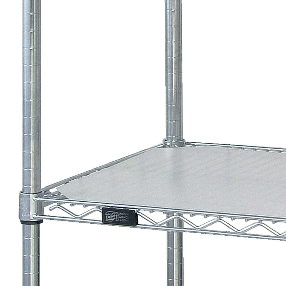 Quantum Food Service Shelf Inlay Mat - 30" x 14", Polyethylene, White (1430SM)