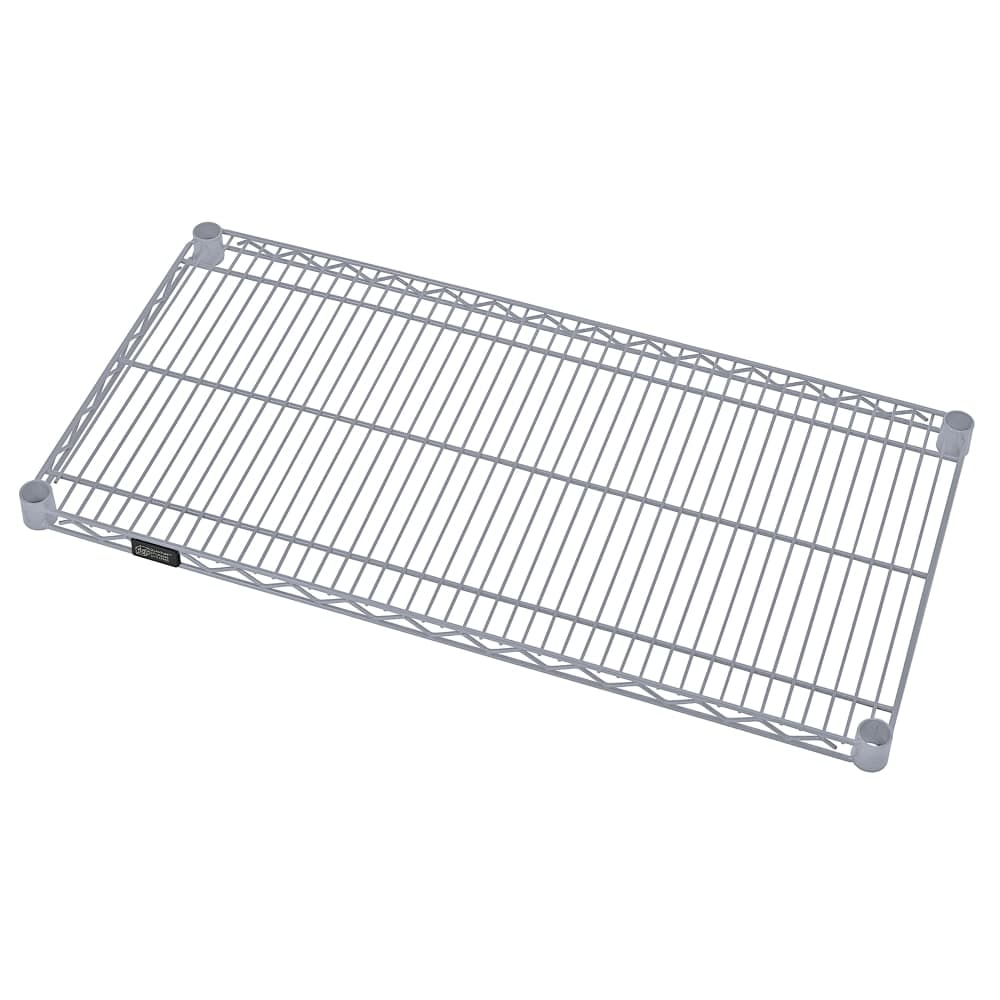 Quantum Food Service Epoxy Coated Wire Shelf - 36"W x 14"D (1436GY)