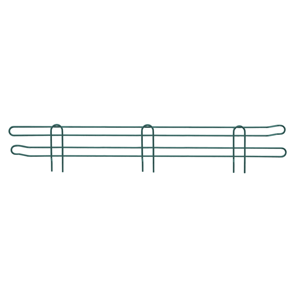 Quantum Food Service Shelf Ledge - 48" x 4", Green (BL48P)