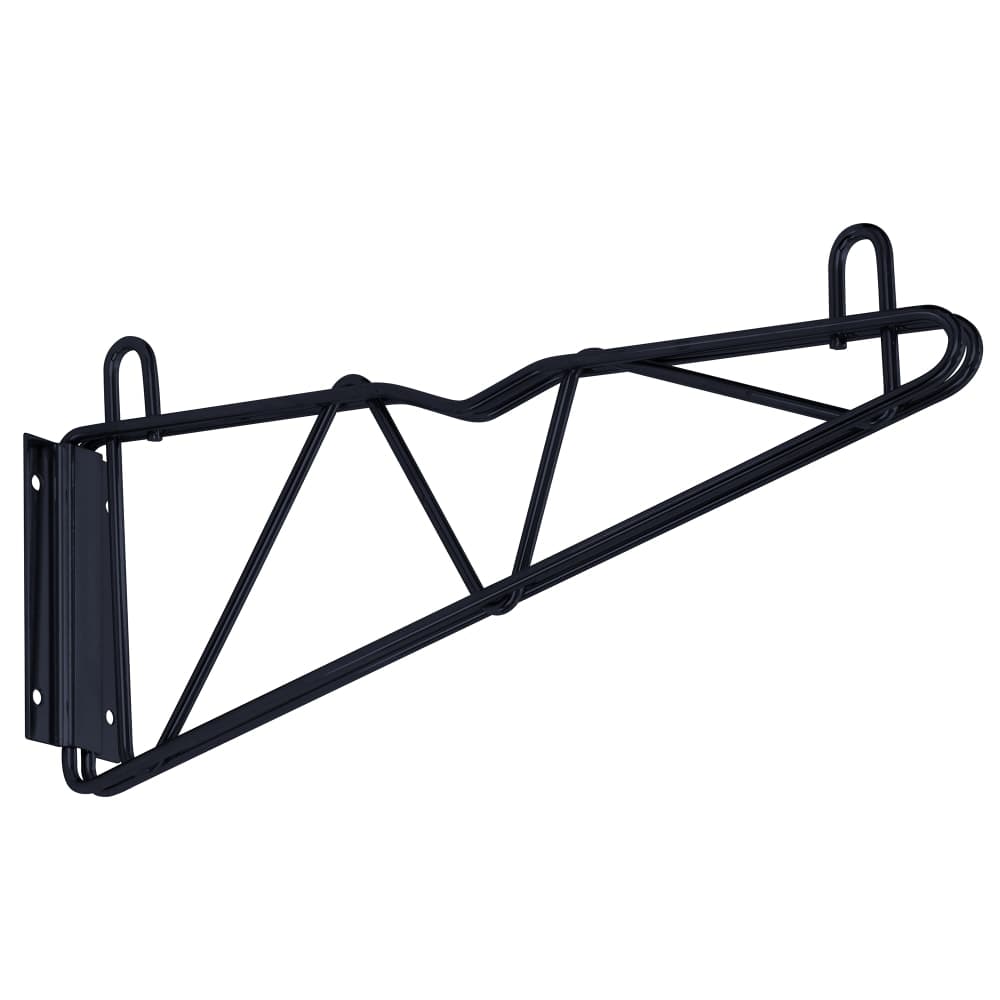Quantum Food Service 18" Shelf Mount Bracket - Black (DWB18BK)