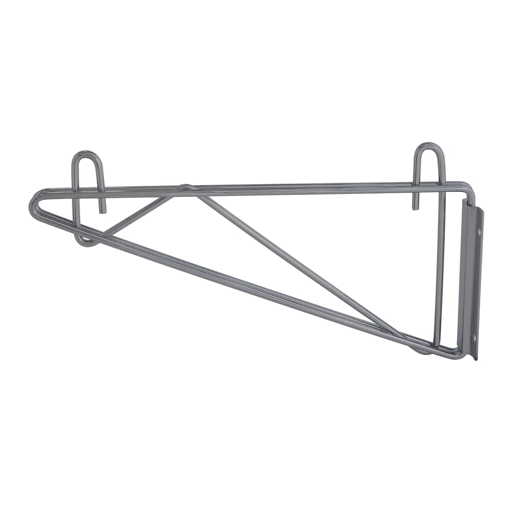 Quantum Food Service 12" Double Shelf Mount Bracket - Gray (DWBD12GY)