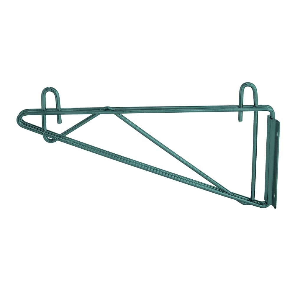 Quantum Food Service 12" Double Shelf Mount Bracket - Green (DWBD12P)