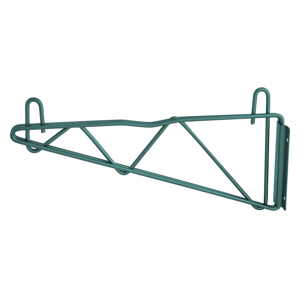 Quantum Food Service 14" Double Shelf Mount Bracket - Green (DWBD14P)