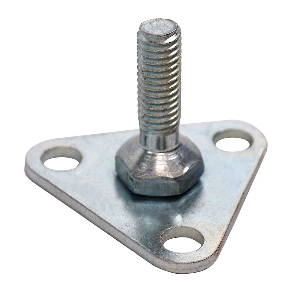 Quantum Food Service Triangular Foot Plate, Chrome (FP)