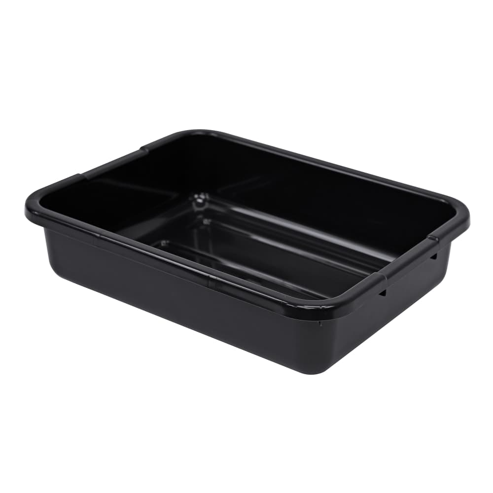 Quantum Food Service Bus Box - 21" x 15" x 5", Black (FSB-21155R)