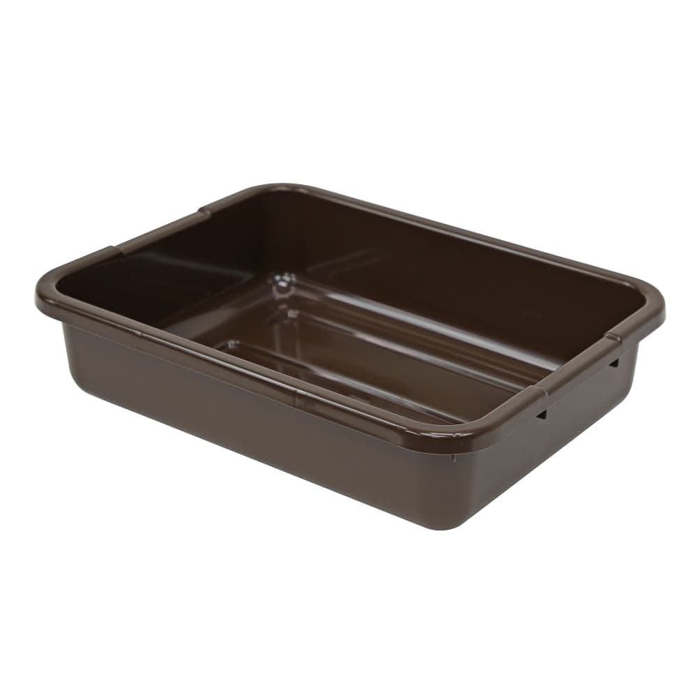 Quantum Food Service Bus Box - 21" x 15" x 5", Brown (FSB-21155R)