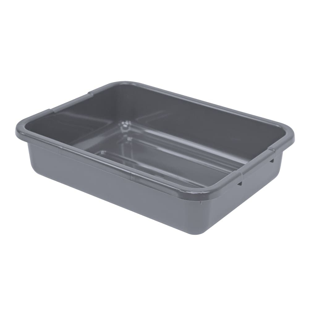 Quantum Food Service Bus Box - 21" x 15" x 5", Gray (FSB-21155R)
