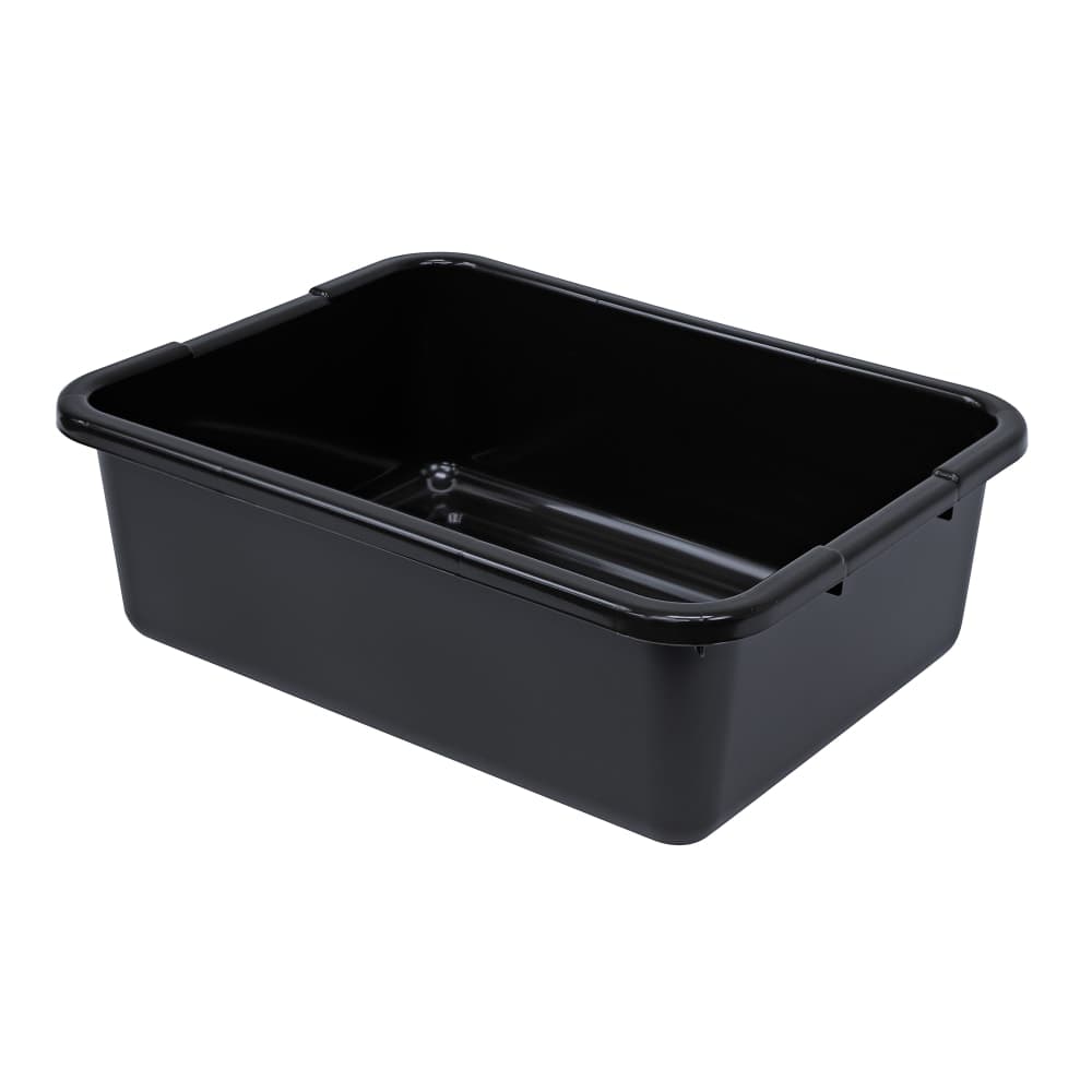 Quantum Food Service Bus Box - 21" x 15" x 7", Black (FSB-21157R)