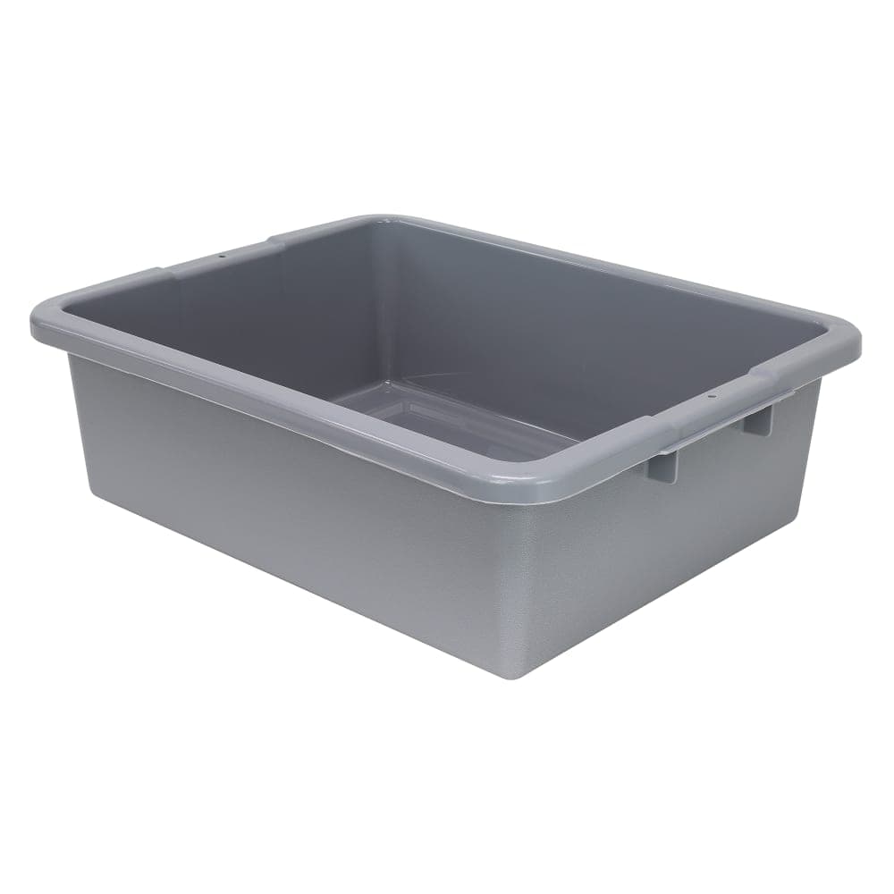 Quantum Food Service Bus Box - 21 1/2" x 17" x 7", Gray (FSB-22177R)