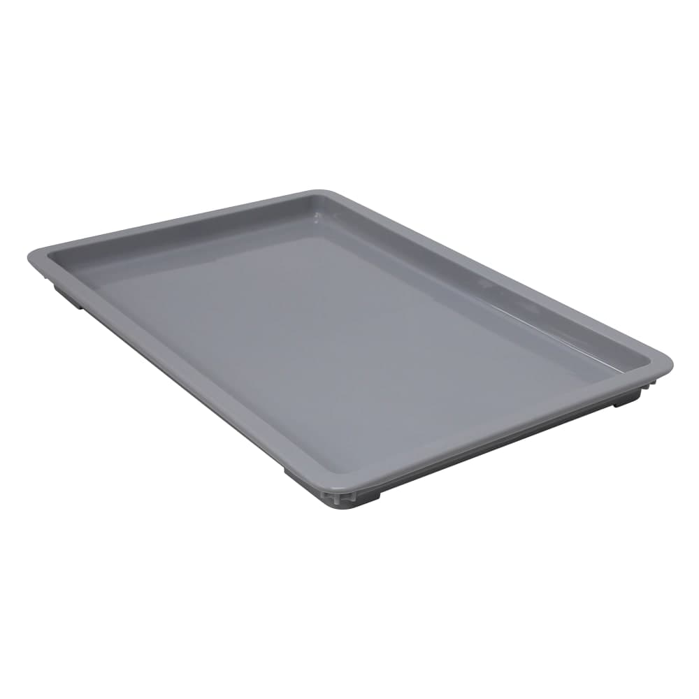Quantum Food Service 25 5/8" x 18" Pizza Dough Box Cover - Polypropylene, Gray (FSB-PL2618)