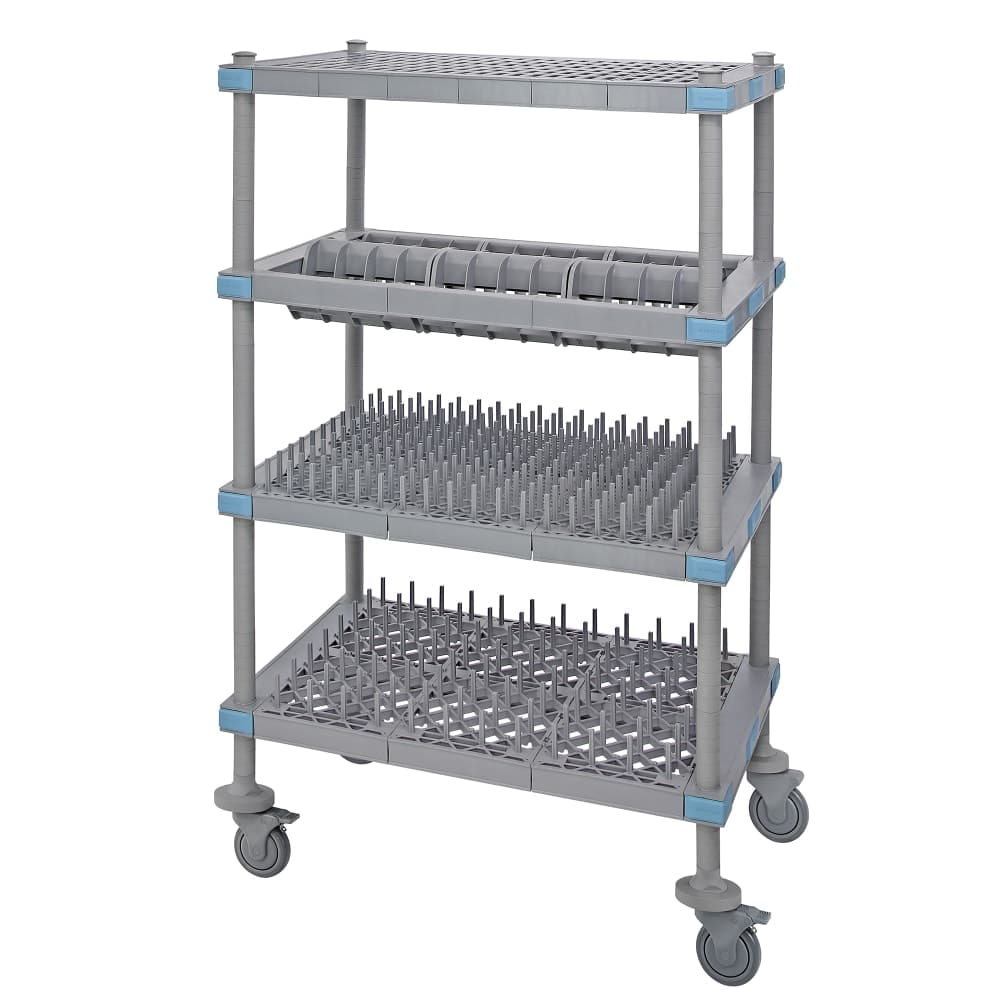 Quantum Food Service Millenia™ 4 Level Mobile Drying Rack for Trays (QPM244268DR)