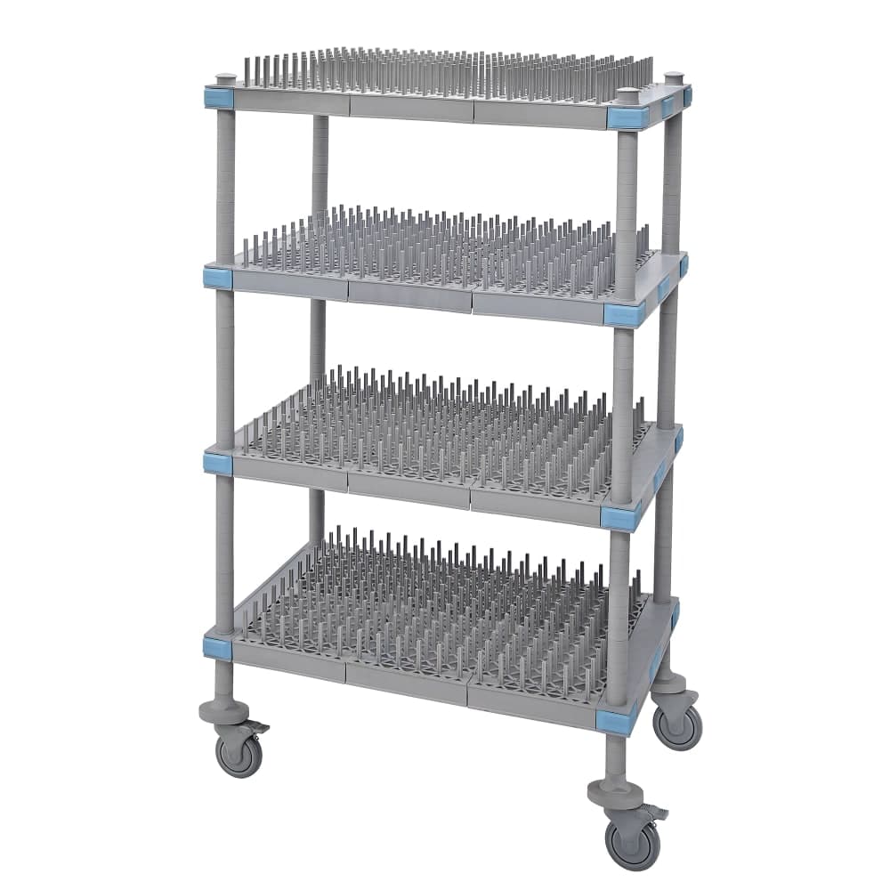 Quantum Food Service Millenia™ 4 Level Mobile Drying Rack for Trays (QPM244268PDR1)